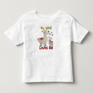 T-shirt Pour Les Tous Petits Mon Mimi M'aime Llama