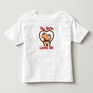 T-shirt Pour Les Tous Petits Mon Nana M'Aime Le Singe