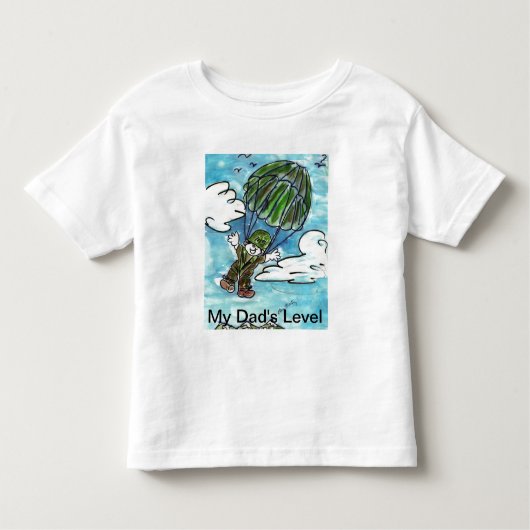 T-shirt Pour Les Tous Petits Mon niveau S de Dad (Devant)