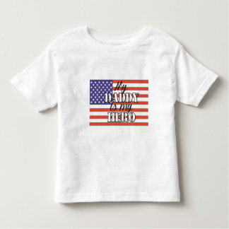 T-shirt Pour Les Tous Petits Mon papa est mon héros