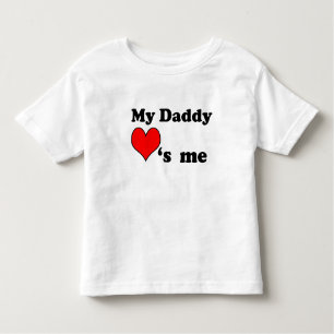 T-shirt Pour Les Tous Petits Mon papa m'aime