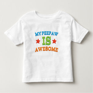 T-shirt Pour Les Tous Petits Mon Peepaw est impressionnant