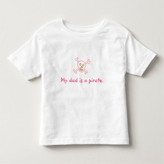 T-shirt Pour Les Tous Petits Mon père est un pirate (Devant)