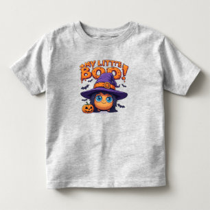 T-shirt Pour Les Tous Petits Mon petit fantôme mignon d'Halloween avec un chape