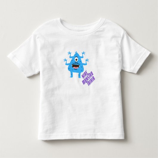 T-shirt Pour Les Tous Petits Mon petit monstre en basque, nire munstro txikia (Devant)