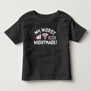 T-shirt Pour Les Tous Petits Mon pire cauchemar Tee