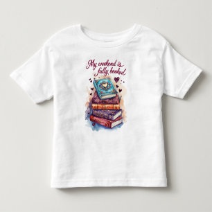 T-shirt Pour Les Tous Petits Mon week-end est entièrement réservé