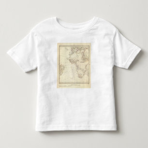 T-shirt Pour Les Tous Petits Monde, proj gnomonique I Afrique et sud l'Europe