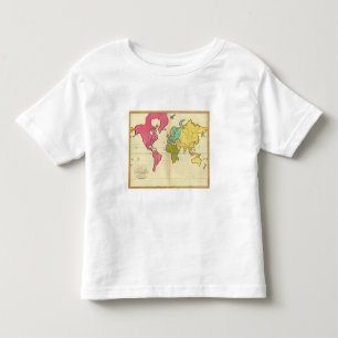T-shirt Pour Les Tous Petits Monde simple de carte