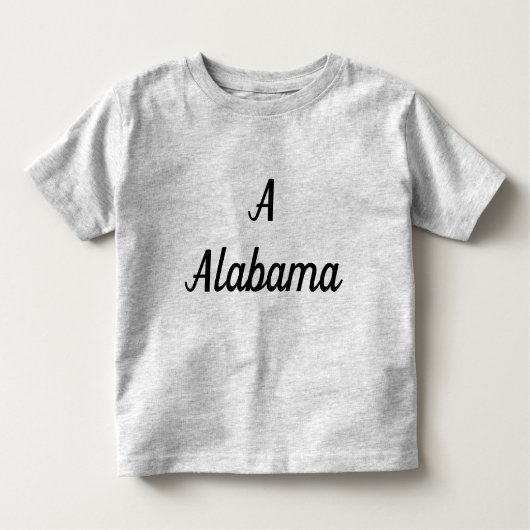 T-shirt Pour Les Tous Petits Monogramme Alabama (Devant)