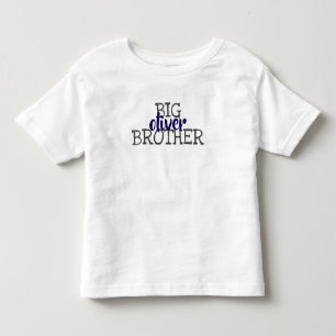 T-shirt Pour Les Tous Petits Monogramme personnalisé garçons frères assortis