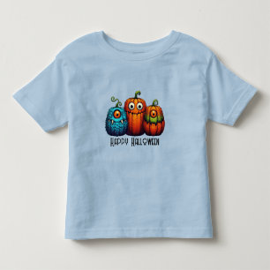 T-shirt Pour Les Tous Petits Monster Citrouilles