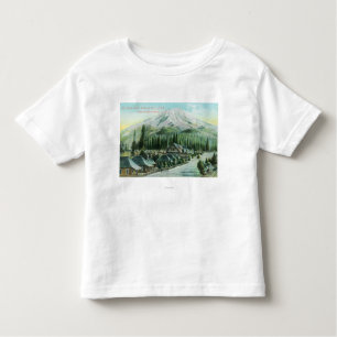 T-shirt Pour Les Tous Petits Montagne de chemin de fer Pacifique du sud