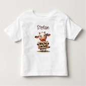 T-shirt Pour Les Tous Petits Moo-Moo I'm Two ! (Devant)