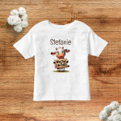 T-shirt Pour Les Tous Petits Moo-Moo I'm Two !