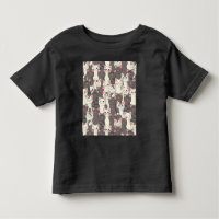 Motif de chats blancs et gris