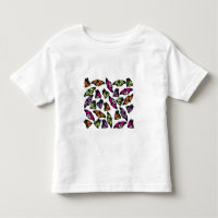 Motif de papillons colorés