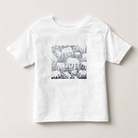 T-shirt Pour Les Tous Petits Motif en béton éléphant (Devant)