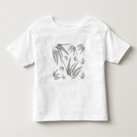 T-shirt Pour Les Tous Petits Motif Feuille de l'Eucalyptus (Devant)