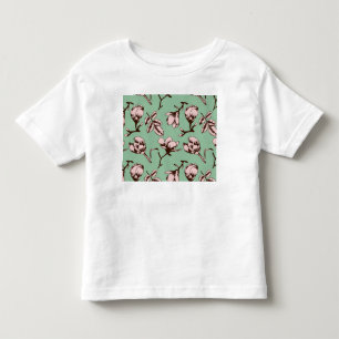 T-shirt Pour Les Tous Petits Motif sans couture avec bourgeons floraux des arbr