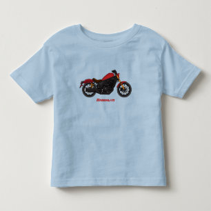 T-shirt Pour Les Tous Petits moto de style croiseur cool