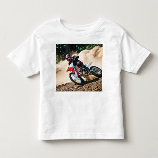 T-shirt Pour Les Tous Petits Motocross (Devant)