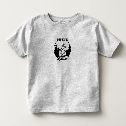 T-shirt Pour Les Tous Petits Munson Camping (Devant)