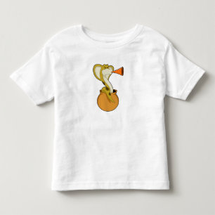 T-shirt Pour Les Tous Petits Musique de Trumpet Snake