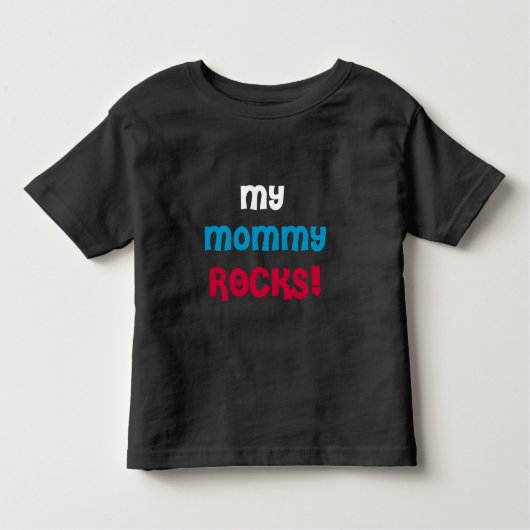 T-shirt Pour Les Tous Petits My Maman Rocks (Devant)