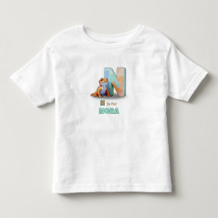 T-shirt Pour Les Tous Petits N pour Nora - Tee-shirt personnalisé pour tout-pet