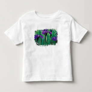 T-shirt Pour Les Tous Petits NA, États-Unis, Alaska, île Knight, Iris sauvage