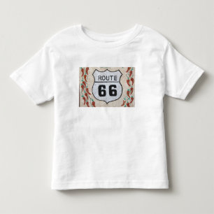 T-shirt Pour Les Tous Petits NA, États-Unis, Arizona, Holbrook Route 66 panneau