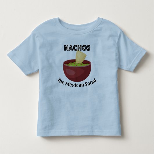 T-shirt Pour Les Tous Petits Nachos, le Mexican Salad (Devant)