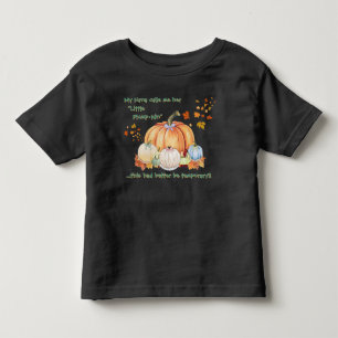 T-shirt Pour Les Tous Petits Nana M'Appelle Sa Petite Pompe ・ kin Funny Black