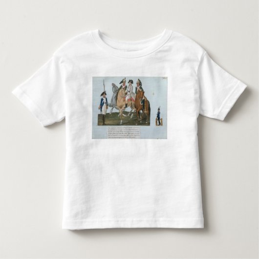 T-shirt Pour Les Tous Petits Napoléon Bonaparte et la sentinelle Varsoviétique (Devant)