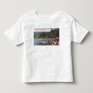 T-shirt Pour Les Tous Petits Natation et canotage sur la rivière russe