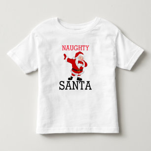 T-shirt Pour Les Tous Petits Naughty Père Noël