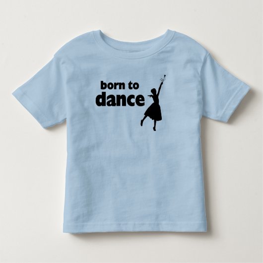 T-shirt Pour Les Tous Petits Né au ballet de danse (Devant)