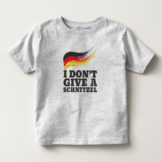 T-shirt Pour Les Tous Petits Ne donnez pas Schnitzel drapeau allemand Oktoberfe (Devant)