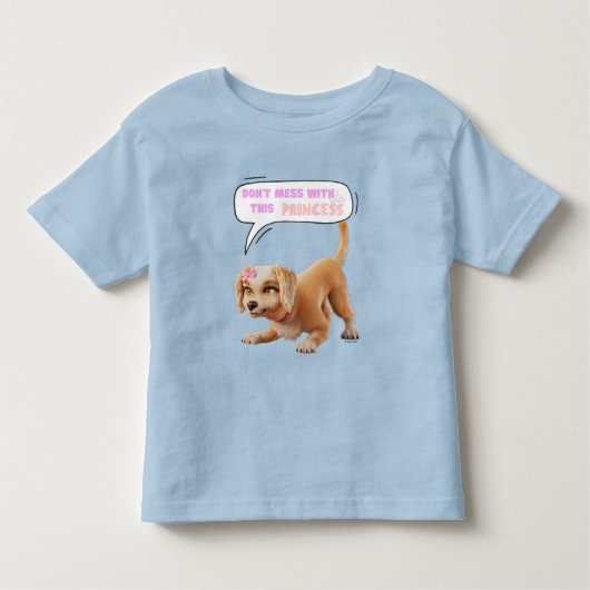 T-shirt Pour Les Tous Petits Ne vous moquez pas de cette princesse (Devant)