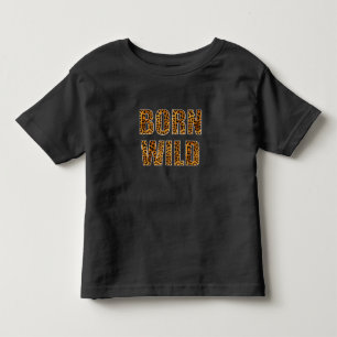 T-shirt Pour Les Tous Petits Né Wild Cheetah Tiger Lion Poster de animal Leopar