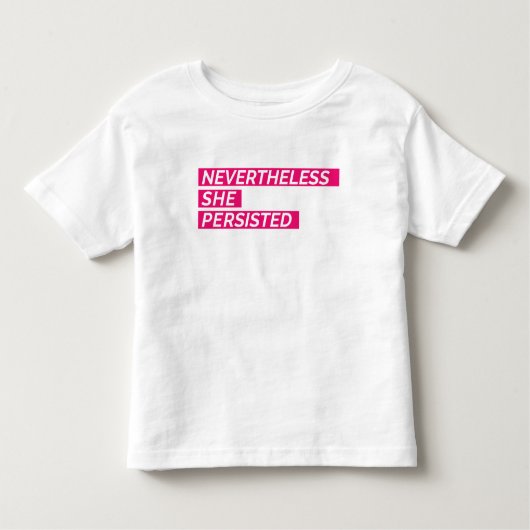 T-shirt Pour Les Tous Petits Néanmoins, Elle A Persisté (Devant)