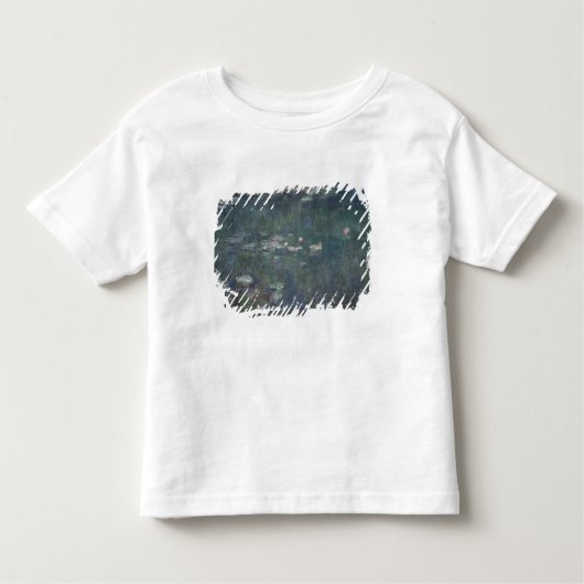 T-shirt Pour Les Tous Petits Nénuphars de Claude Monet | : Réflexions vertes (Devant)