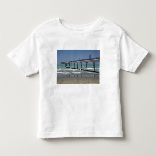 T-shirt Pour Les Tous Petits New Brighton Pier, Christchurch (Devant)