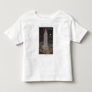 T-shirt Pour Les Tous Petits New York City, bâtiment d'état de NYEmpire dedan