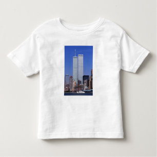 T-shirt Pour Les Tous Petits New York, USA. Tours jumelles du célèbre monde