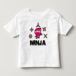 T-shirt Pour Les Tous Petits Ninja Girl