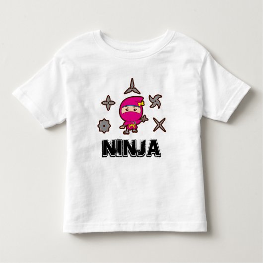 T-shirt Pour Les Tous Petits Ninja Girl (Devant)
