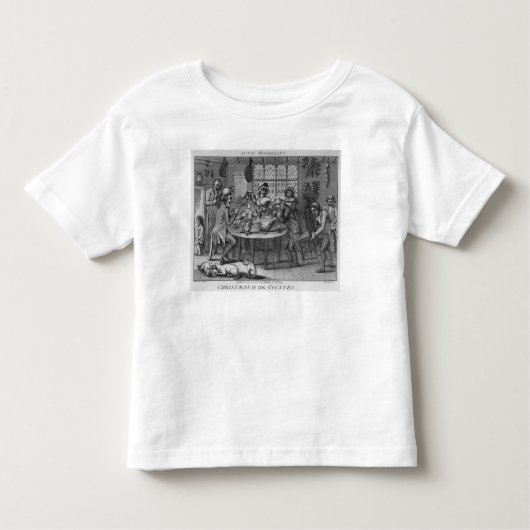 T-shirt Pour Les Tous Petits Noël dans le pays (Devant)