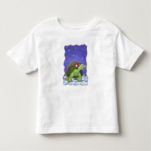 T-shirt Pour Les Tous Petits Noël de la tortue nocturne étoilée
